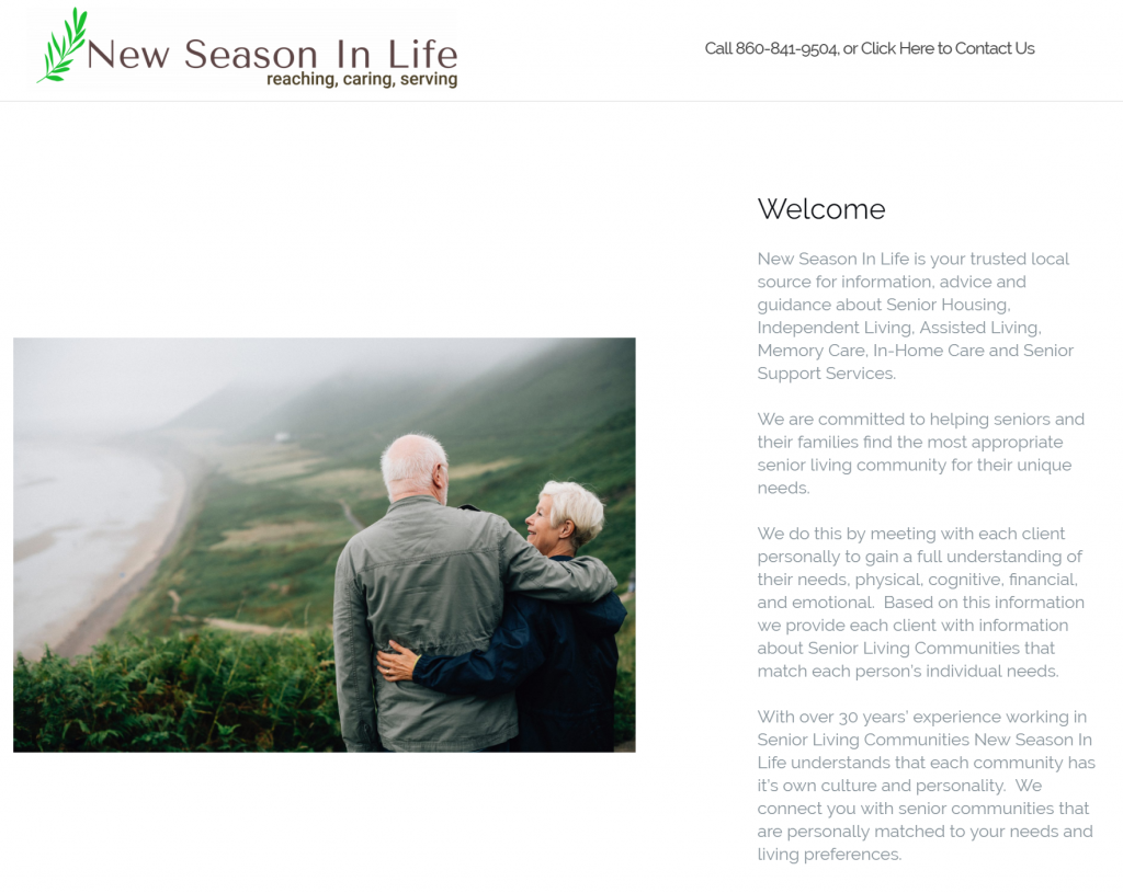 New Season in Life Homepage